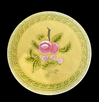 4 stk Frukt-tallerken Majolica