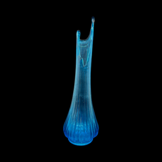 Vintage turkis/blå Swung vase